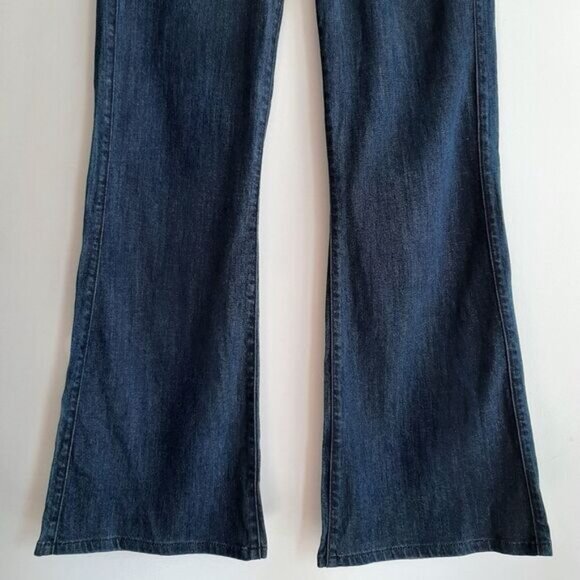FIDELITY | Octavia Mid Rise Trousers Flare Leg Jeans Jett Rinse Sz 29 - Picture 4 of 12